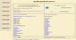 Desktop Screenshot of 2dcurves.com